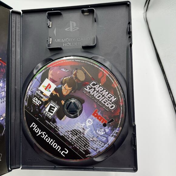 Carmen Sandiego The Secret of the Stolen Drums PS2 PlayStation 2 - Complete CIB - Picture 3 of 8